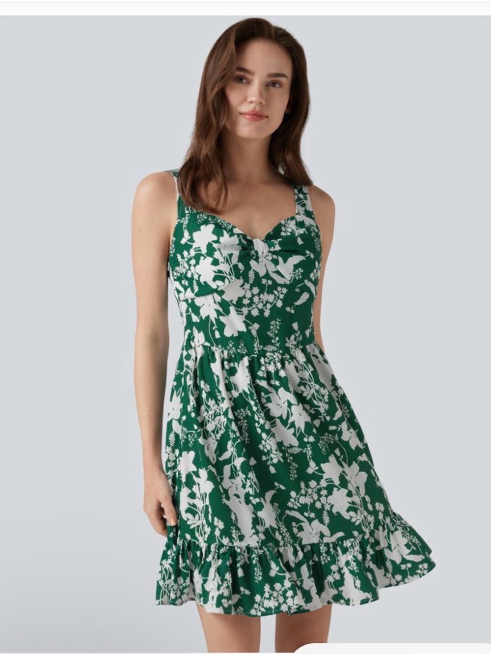 HALARA Sweetheart Neck Floral Mini Sundress